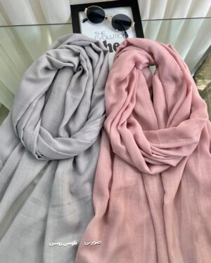 شال لینن ساده - Image 3