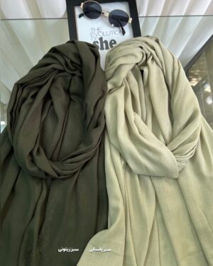 شال لینن ساده - Image 5