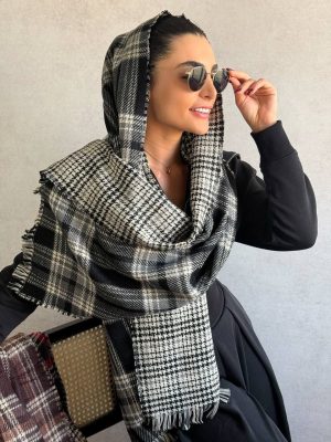 شال چهارخونه مارسلو - Image 6